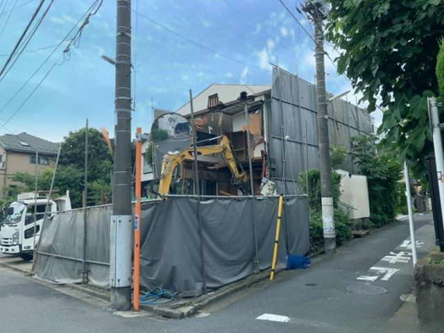 木造2階建て解体工事(東京都練馬区旭丘)　工事後の様子です。